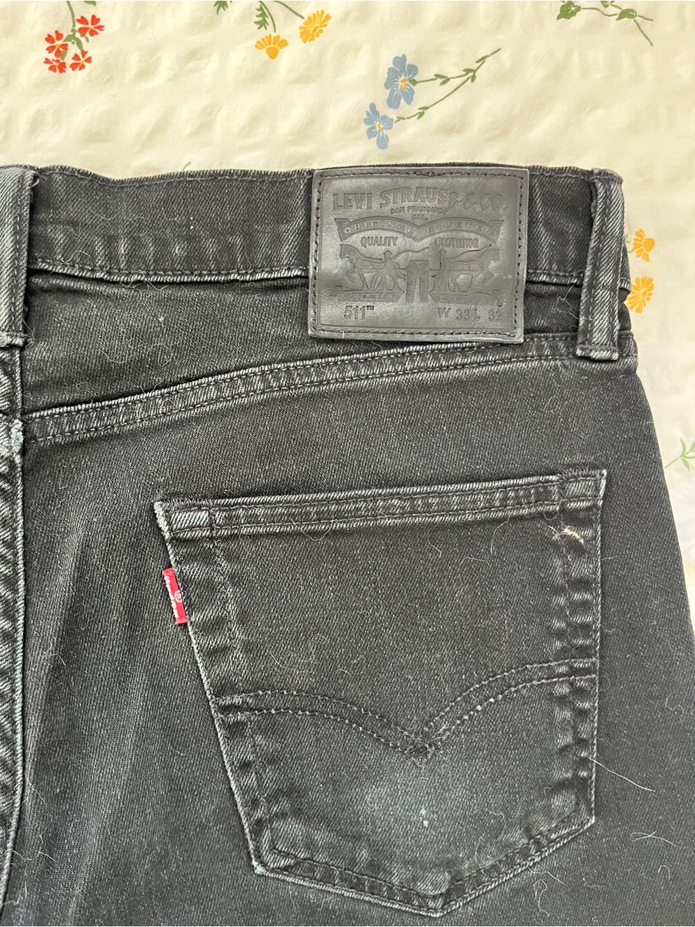 Levi's 511 Slim Straight Jeans - Black